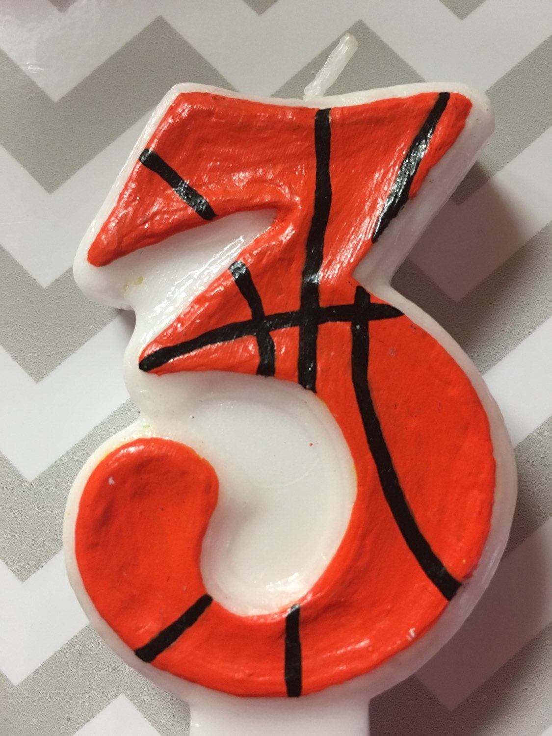 Basketball Birthday Candle