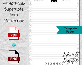 Papel mágico para dispositivos Supernote, ReMarkable 2, Boox y Kindle Scribe eInk.