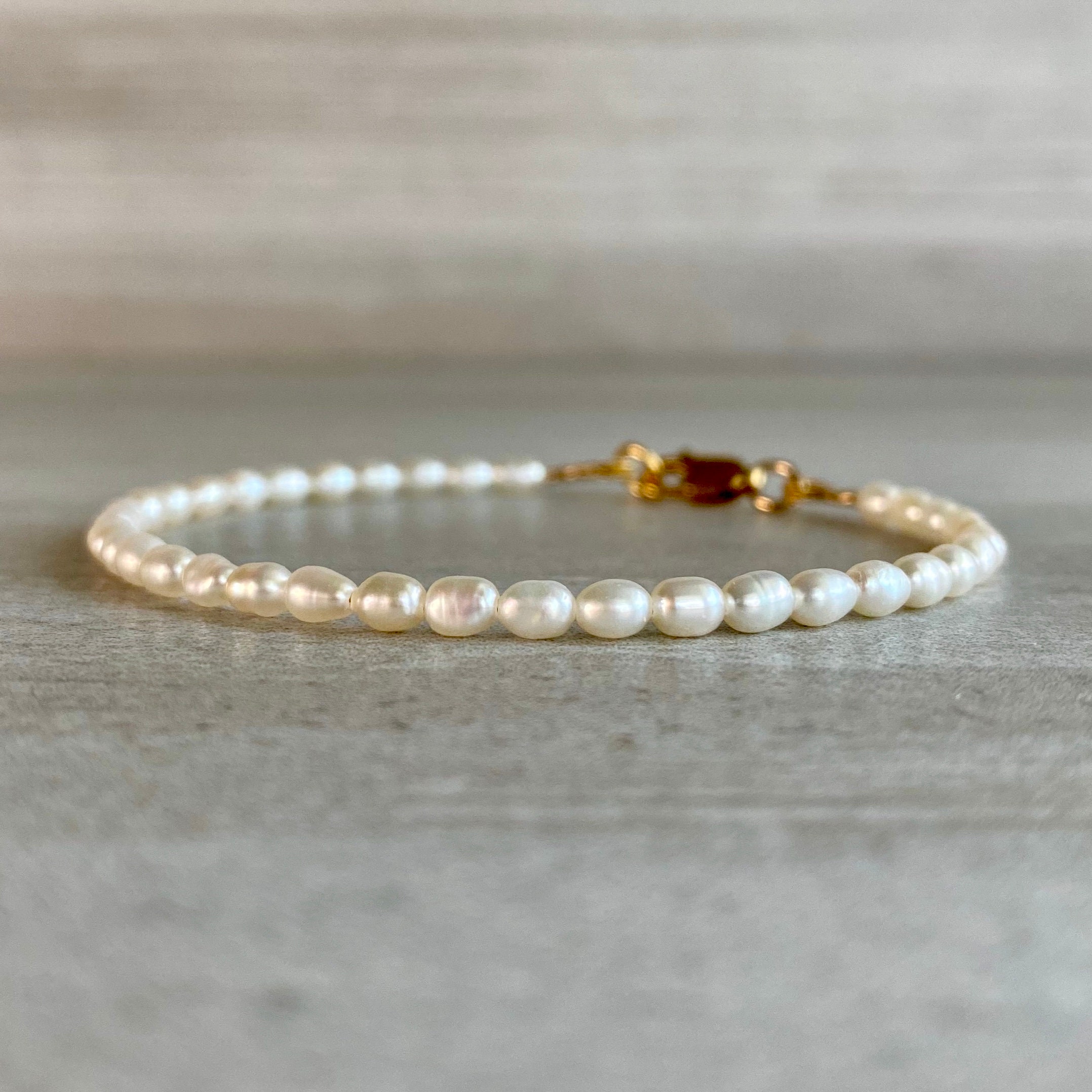 PAVOI Gold Tiny Pearl Bracelet curated on LTK
