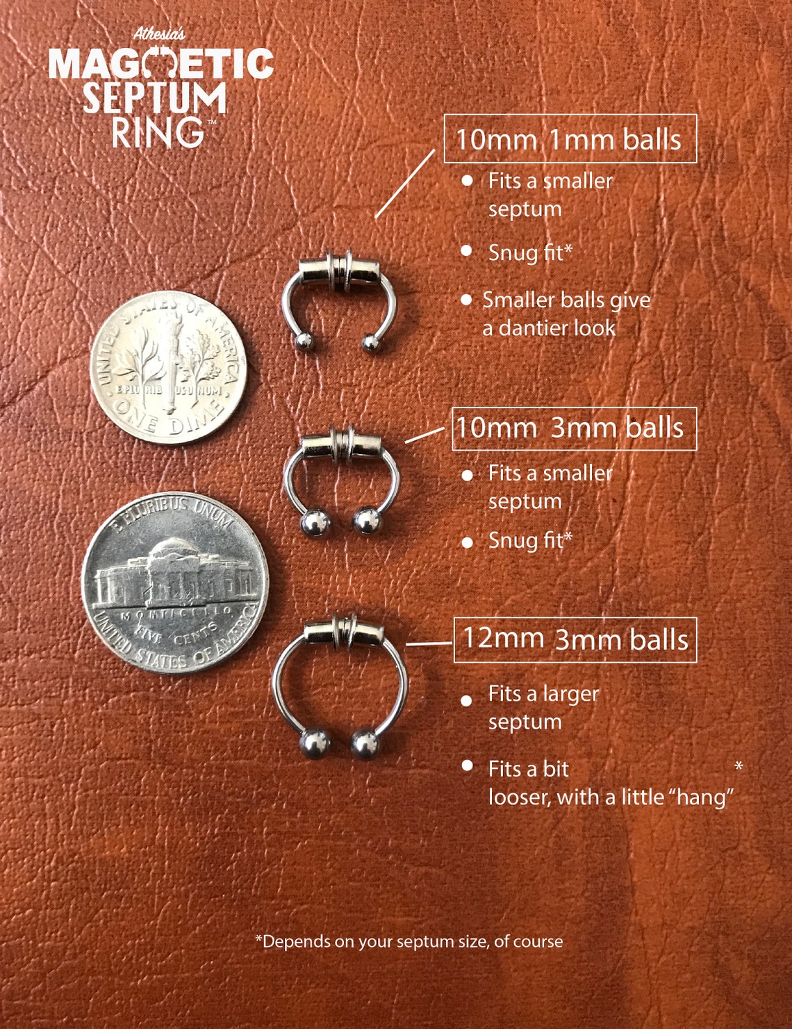 Athesia's Septum Ring™ Looks SO Real People Will Etsy