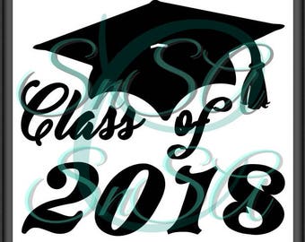 Download 2018 SVG Proud Mom Senior Class Dad Graduation Hat Cap ...