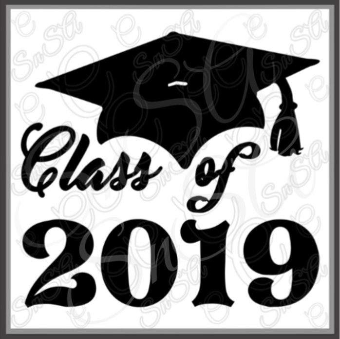 Download Class of 2019 SVG Senior Graduation Cap Gown Tassel Proud ...