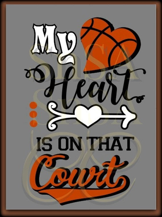 Download Basketball SVG Heart On That Court Ball Team Son Mom Dad ...