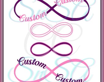 Infinity Circle SVG Split Custom Name Date Number Ribbon Frame Border Beach Grad Mom Welcome Home Ball Life Mom Forever Friend 2 Love 2018.
