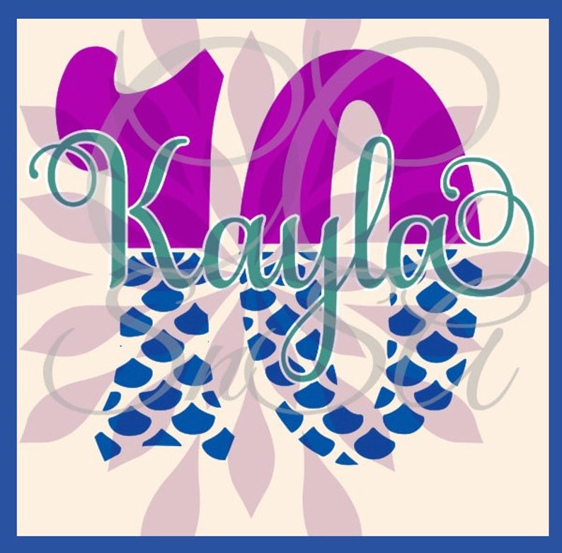 Free Free 222 Mermaid Svg With Name SVG PNG EPS DXF File