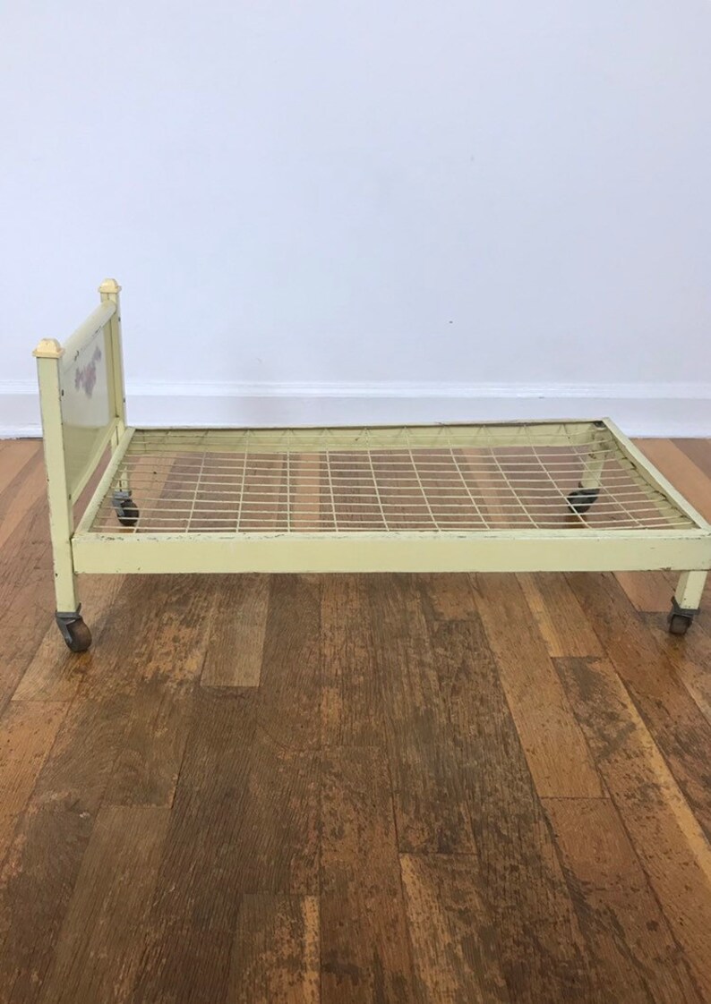 Vintage Metal Doll Bed Etsy