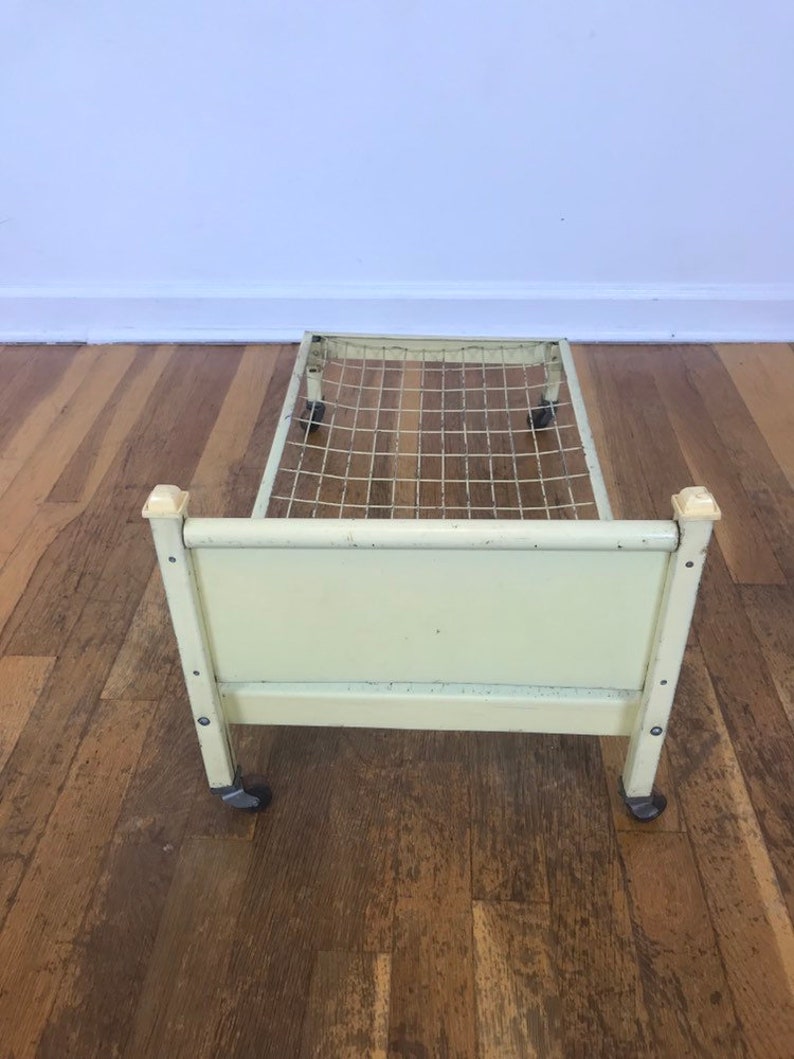 Vintage Metal Doll Bed Etsy