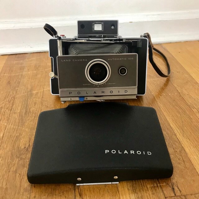 Polaroid Land Camera Automatic 100 With Case an Accessories Etsy