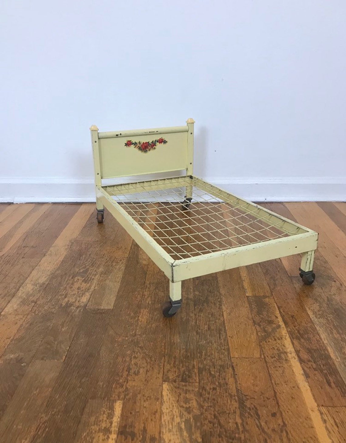 Vintage Metal Doll Bed Etsy