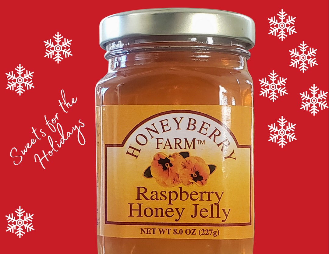 Raspberry Honey Jelly 8 Oz Etsy