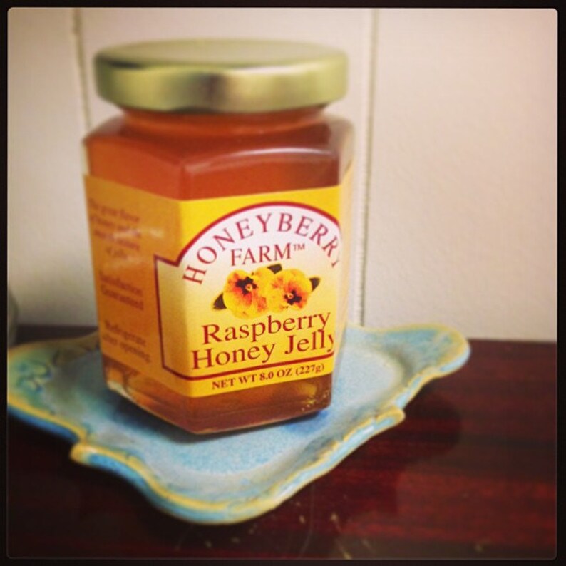 8oz Raspberry Honey Jelly Etsy