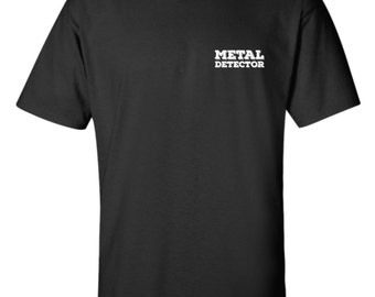 Metal Detector Scanning the Globe T-shirt