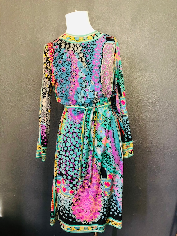 Leonard Studio Vintage Silk Dress