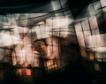 Abstract Art, Windows, Photography, Wall Art, Modern Home Decor, Office Art, Neutrals, Browns