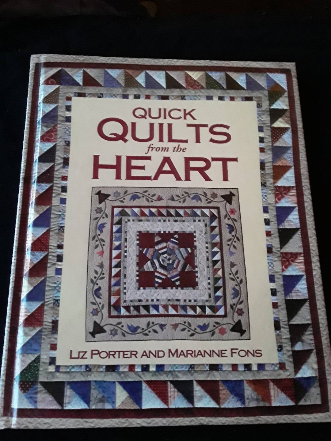 Quick Quilts From the Heart Quilt Patterns Used Craft Book Etsy