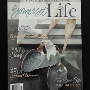 Somerset Life Magazine, October November December 2014 Edition, Craft Magazine, Used Craft Idea Magazine