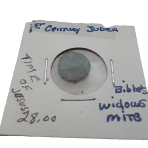 Widow's Mite, 1st Century Judean Widow's Mite, 1st Century Judean Coin, Collectable Coin from the 1st Century