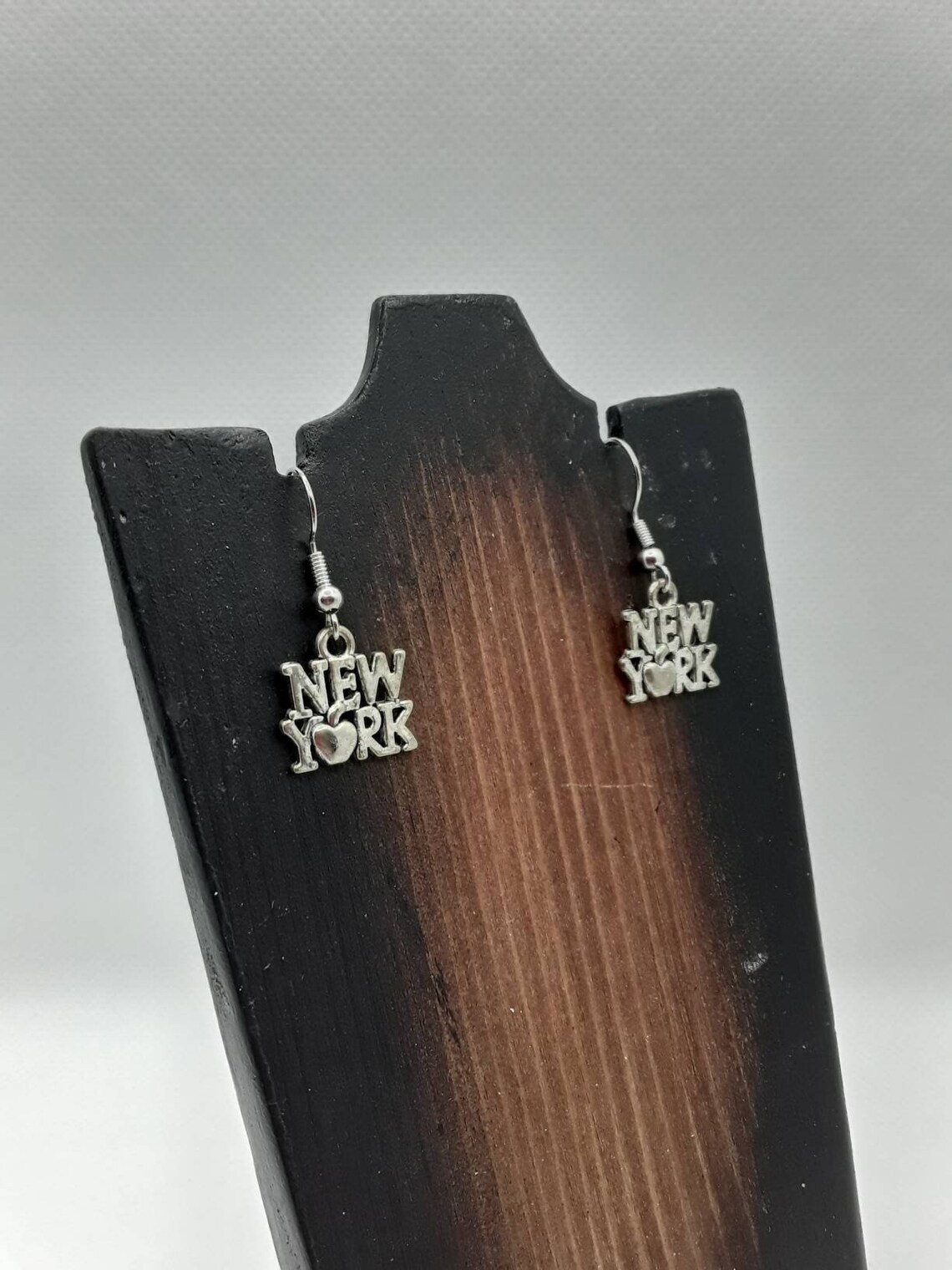 New York City Earrings Nickel Free Earrings Big Apple Etsy