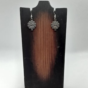 Peacock Earrings, Women&#39;s Jewelry, Silver Plated Peacock Jewelry, Nickel Free Earrings, Women&#39;s Earrings, Silver Plated Jewelry