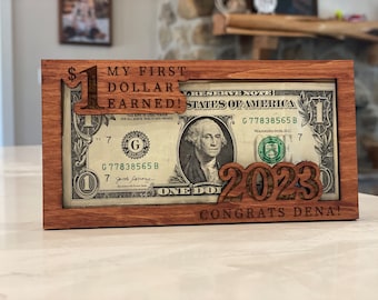 First Dollar Earned Money Sleeve Keepsake (Gift Money NOT Included)