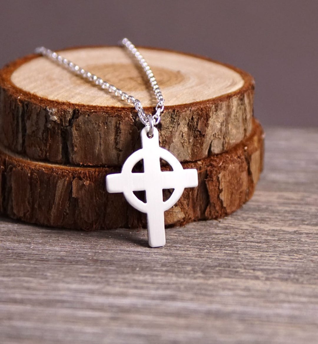 Celtic Cross - 925 Sterling Silver Pendant, Necklace - Etsy