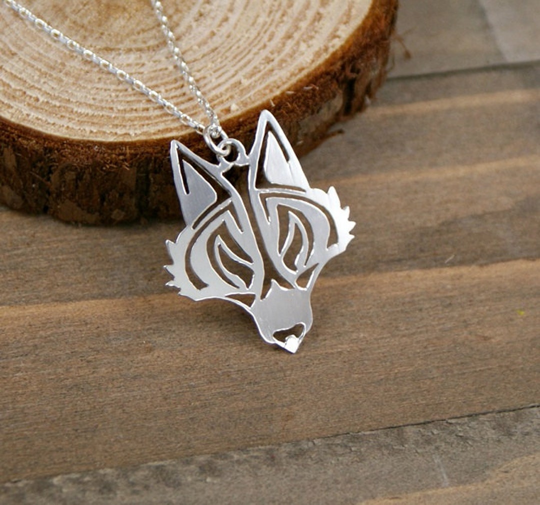 Handgemaakt Sieraad Duits Design Cadeau Voor Hondenliefhebbers Elli Bedel Dames Wolf In 925 Sterling Zilver, Facetgeslepen, Geen Steen Zilveren Honden Hanger 925 Sterling Zilver Hanger