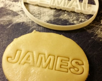 Personalized Name Cookie Cutter birthday gift Custom