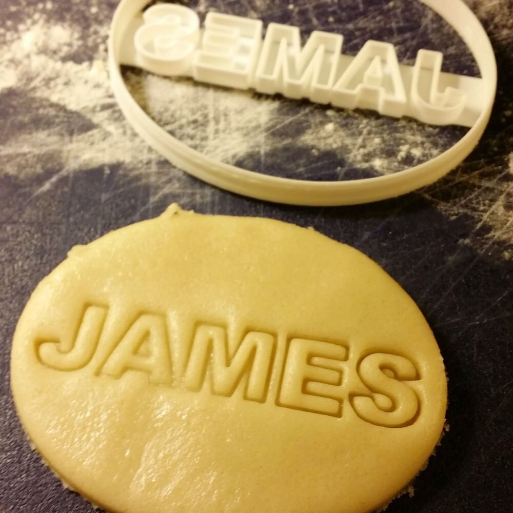 Personalized Name Cookie Cutter Birthday Gift Custom Etsy