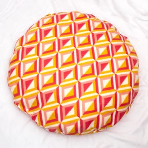 Retro pink and gold pet, dog, cat bed