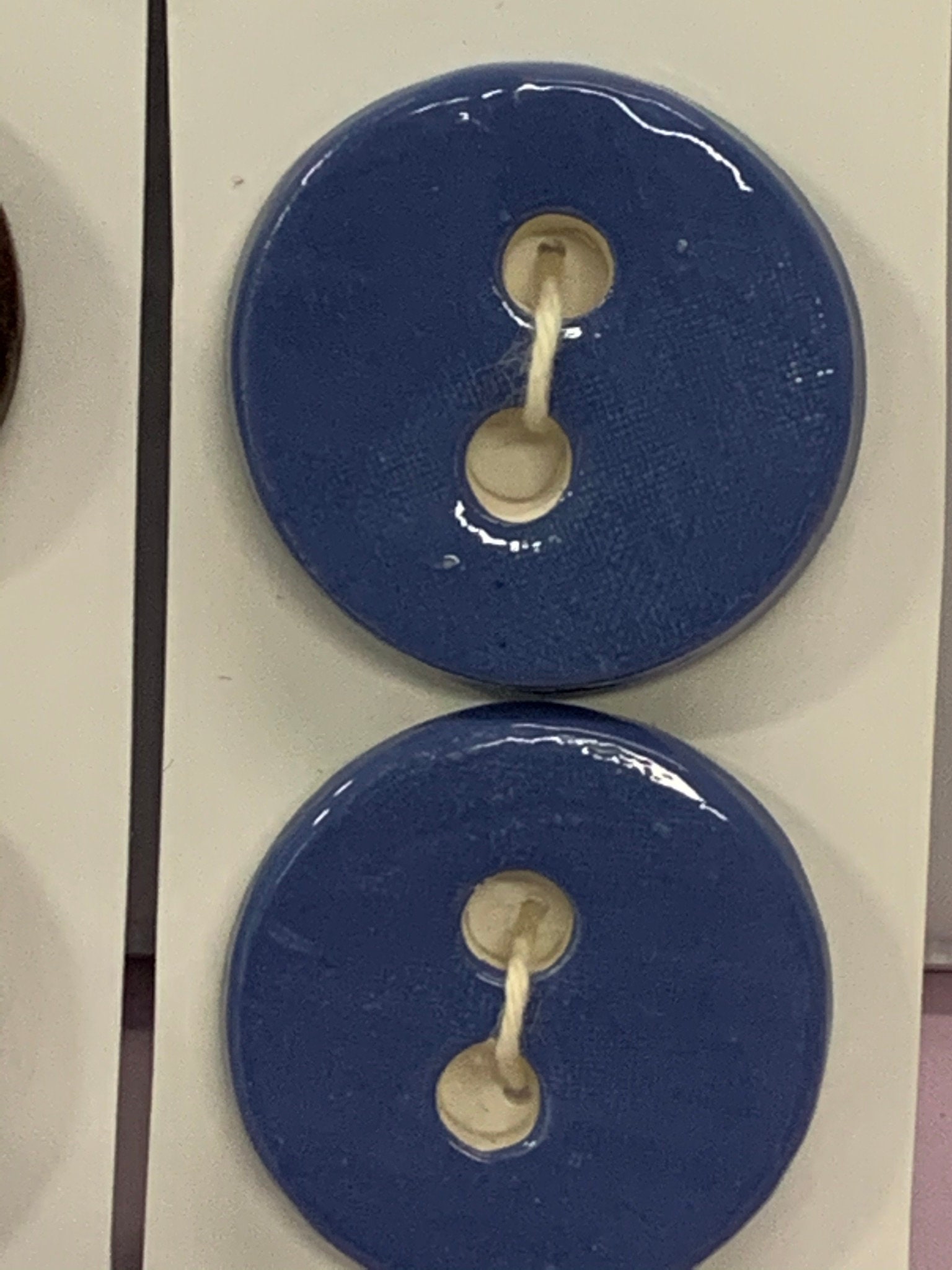 Large round ceramic buttons 3.2cm diameter Etsy