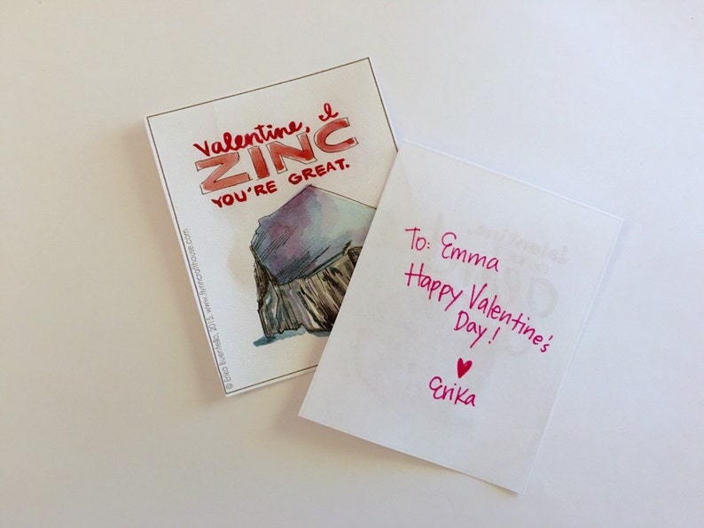 Geology Lovers Nerdy Valentines Cards Digital Download for Etsy