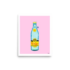 Ilustração de Topo Chico | Impressão Digital | Natureza Morta Latina