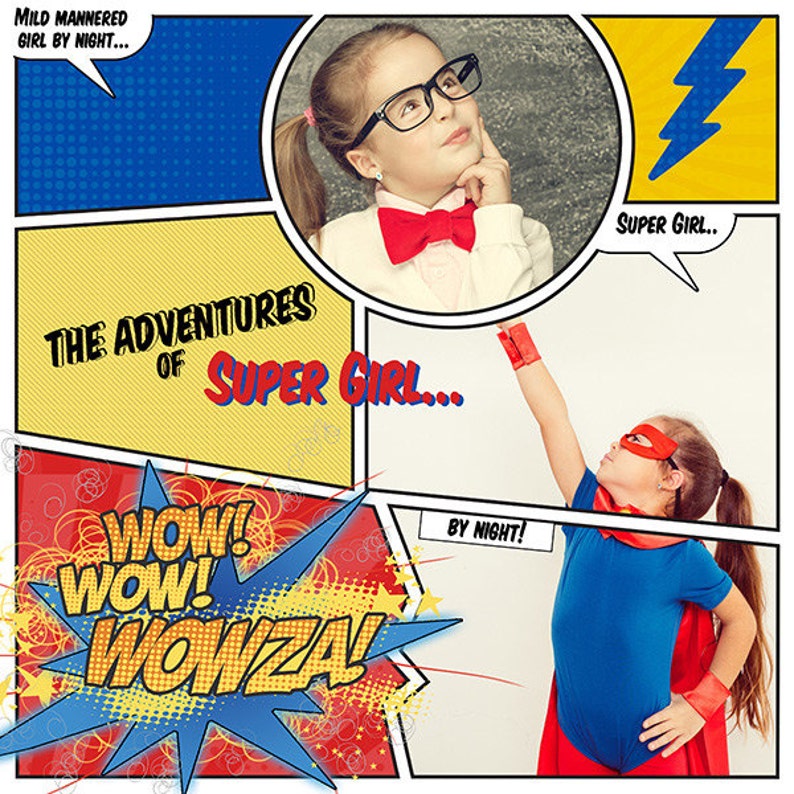 Comic-Buch Vorlagen Comic-Strip 12 x 12 Superheld cartoon ...