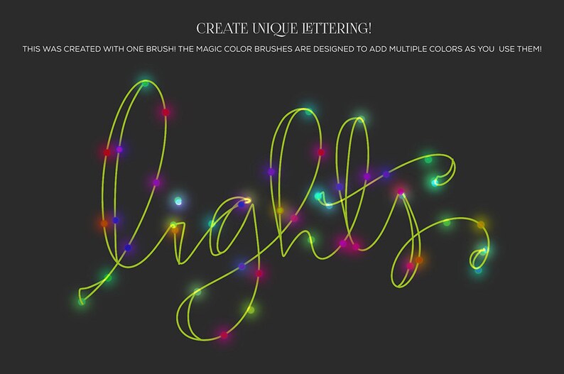 String Lights & Wreath Builder Procreate Brushes BUNDLE | iPad ...