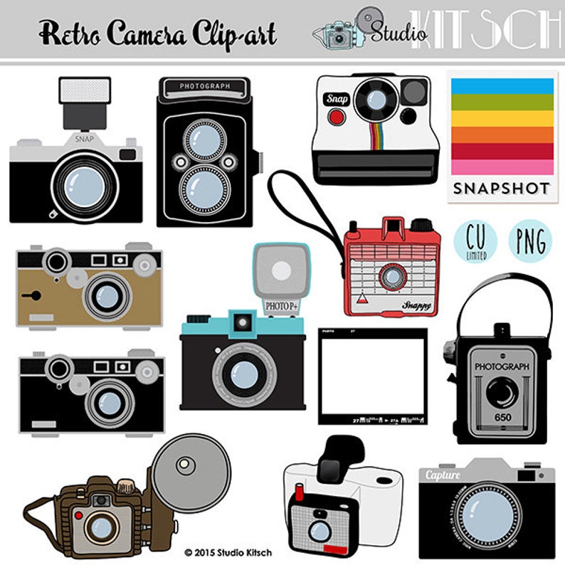 camera retro clip art free