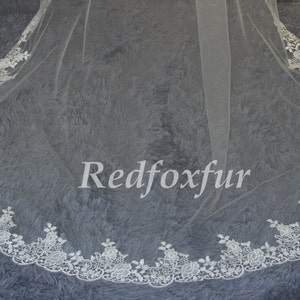 Bridal Veil,Veil,Cathedral Wedding veil,Lace veil,Flower veil,Ivory Veil,Long Veil,Mantilla veil,Wedding gifts,1Tier veil,White Veil