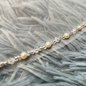 Pearl Wedding Veil wedding veil Chapel bridal  Fingertip Veil Ivory Wedding Veil