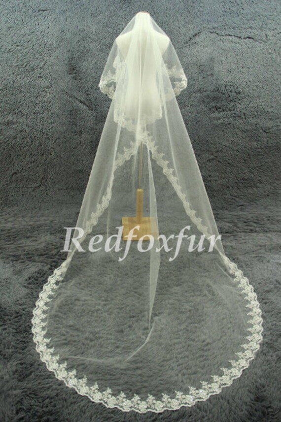 White Ivory Church Wedding Bud Bridal Veil Comb Wedding Accessories