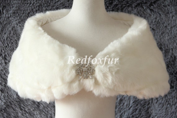 fake fur shawl