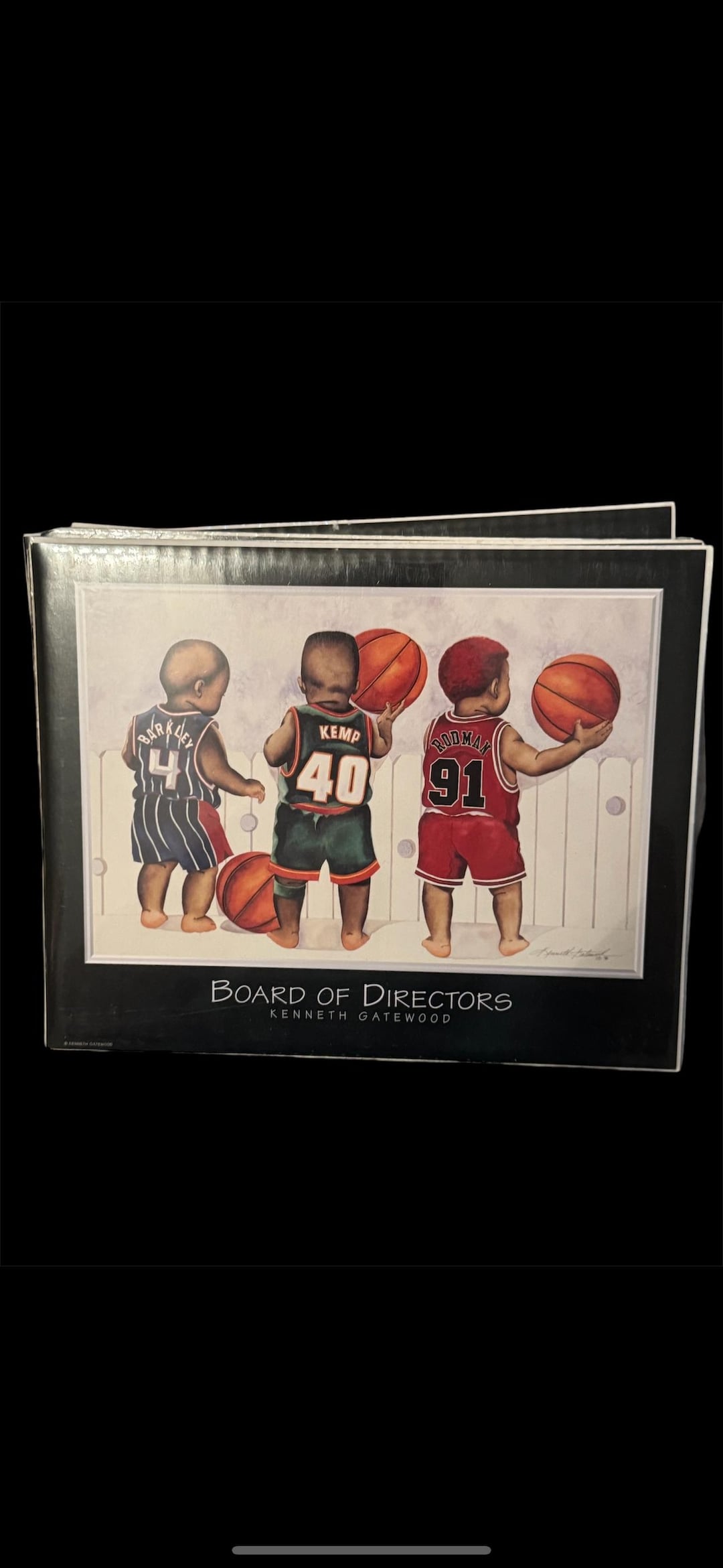 NBA All-stars Baby Prints - 1990s Orlando Magic, Spurs, Seattle