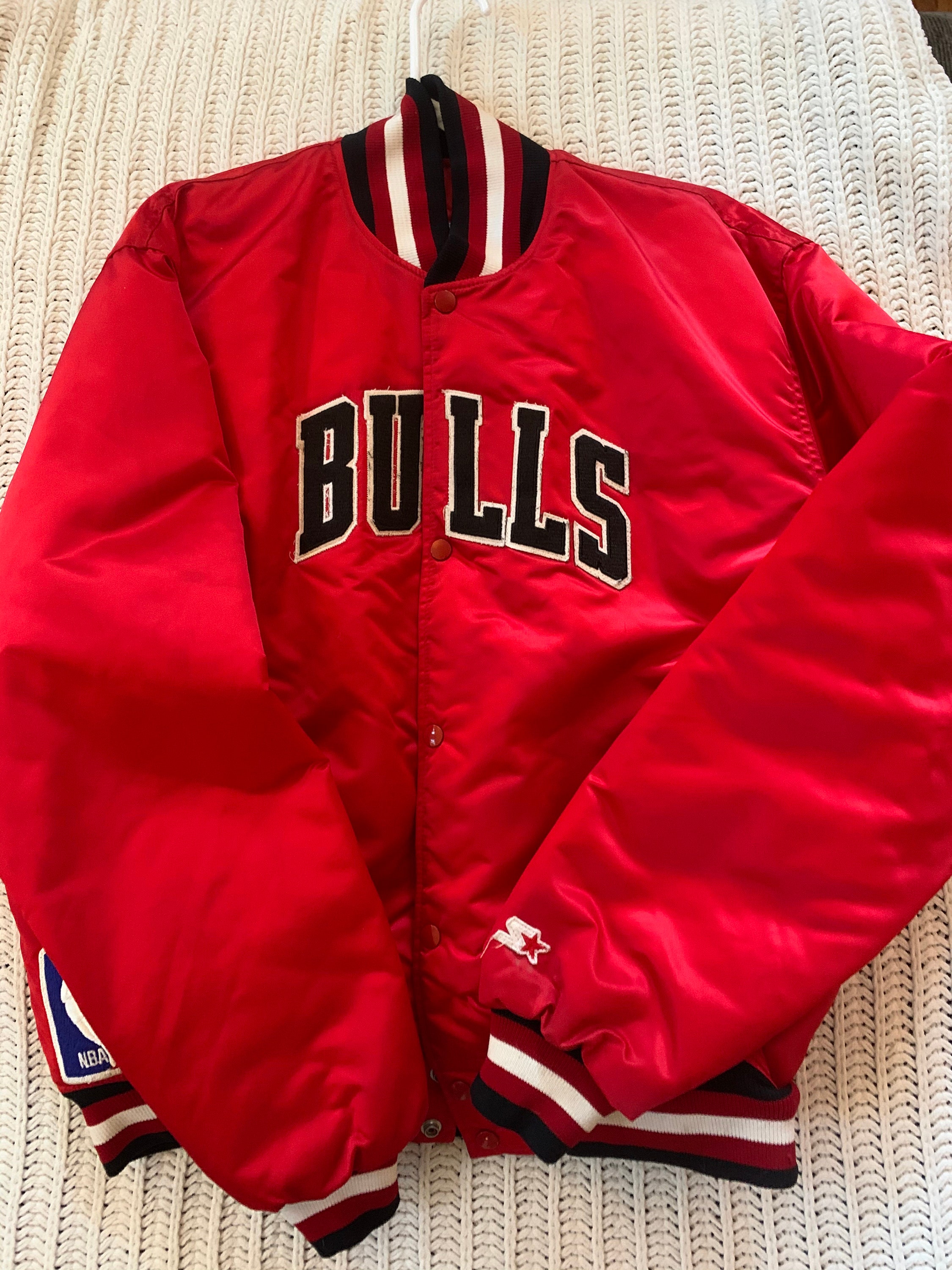 NBA Chicago Bulls Starter Jacket 90s | Etsy