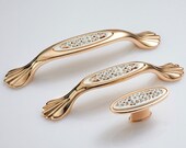 Crystal Pull Handle Door Knobs Pull Handle Dresser Pull Handle Cabinet Pull Handle Furniture Handle Hardware