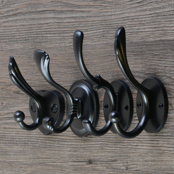 Black Wall Hook Decorative Hook Modern Coat Hangers Rack Hook Etsy