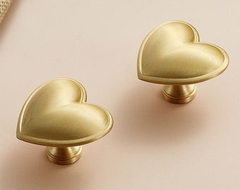 Franse licht luxe messing gouden knop origineel ontwerp meubels liefde kleine knop garderobekastdeurknop ladeknop