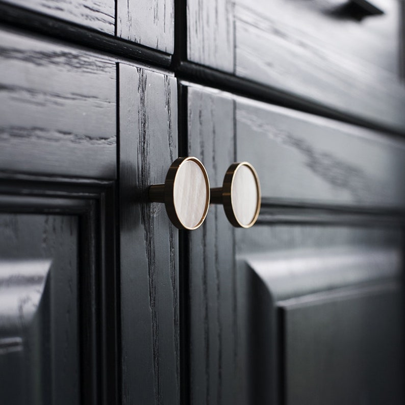 Nordic Simple Creative Brass Wardrobe Door Knob Knob Etsy