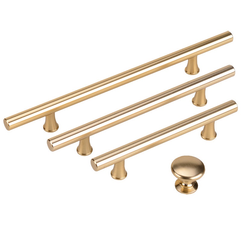 Modern Simple Black Gold Door Pull Handle Pull Handle Etsy UK