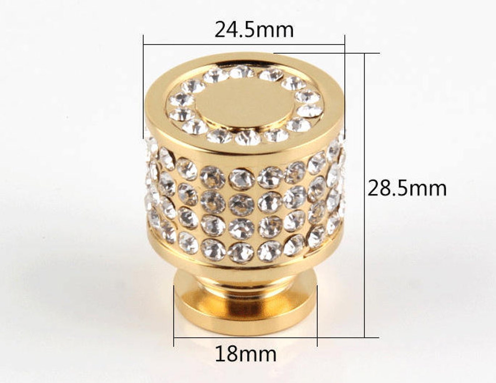 Crystal Knob Door Knob Crystal Drawer Knob Sparkle Clear Etsy