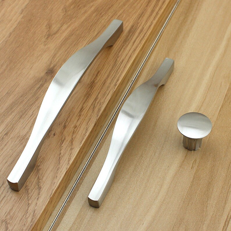 Modern Metal Pull Handle Wardrobe Pull Handle Door Pull Handle Etsy