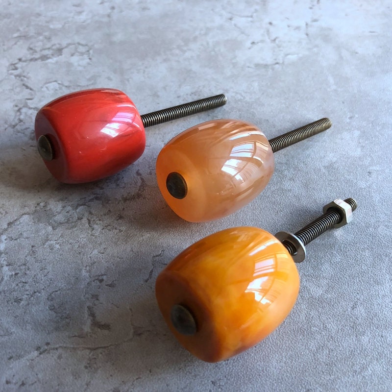 European Knobs Door Knobs Retro Resin Knobs Simple Etsy