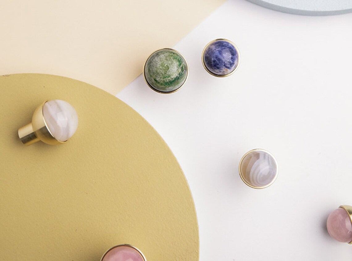 American Modern Small Drawer Knob Nordic Wardrobe Door Knob Etsy